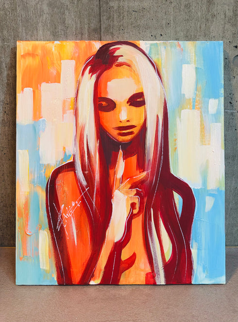 F10 - Canvas painting 26011802_OrangeSky