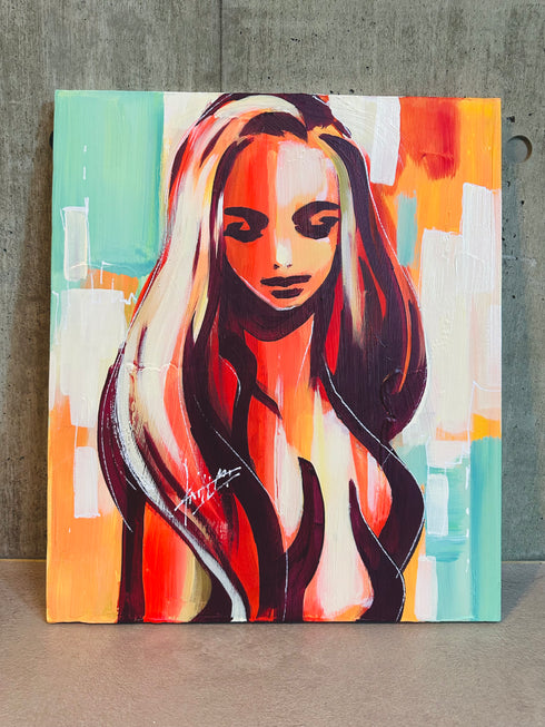 F10 - Canvas painting 26011803_MintOrange